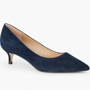 Talbots “Sylvie” Kitten Heel, Suede Leather, Size 7
